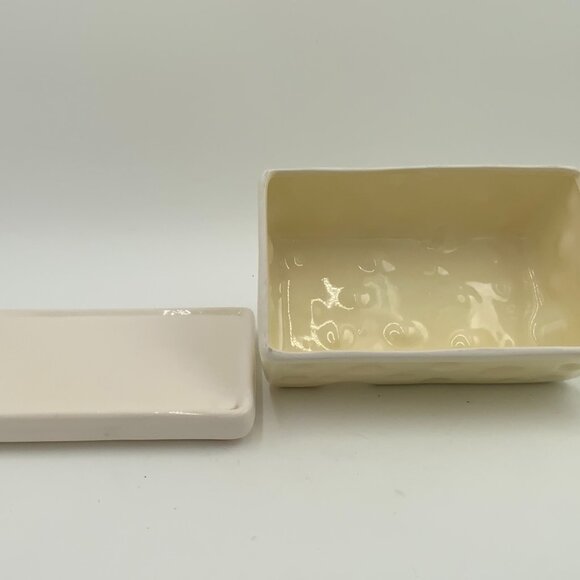 Vintage Swiss Cheese Keeper Lid & Tray Kitschy Gray Mouse on Top Cheese Japan - Picture 4 of 12